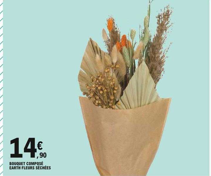 bouquet composé earth fleurs sèchées