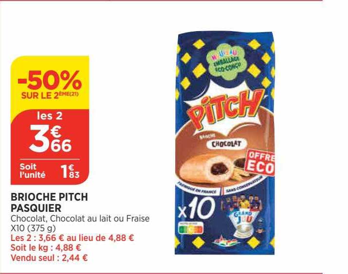 Brioche Pitch Pasquier