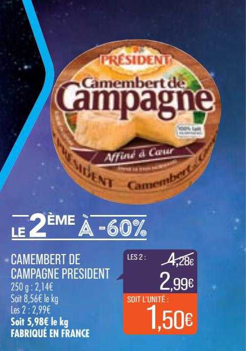 Camembert De Campagne Président