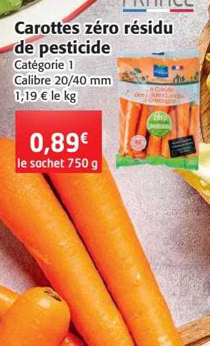 Carottes Zéro Résidu De Pesticide