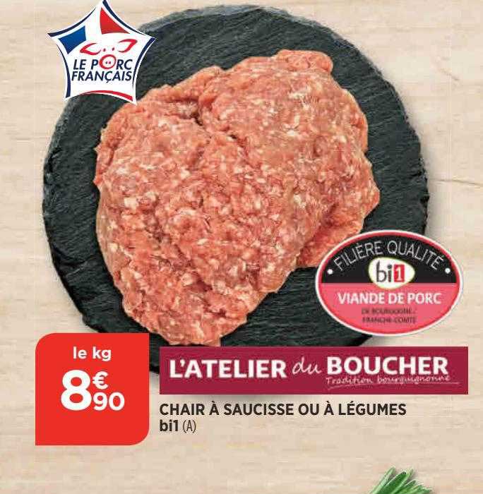 Chair à Saucisse Ou à Légumes Bi1 L'atelier Du Boucher