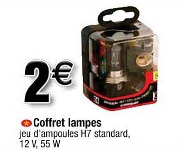 coffret lampes