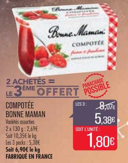 compotée bonne maman