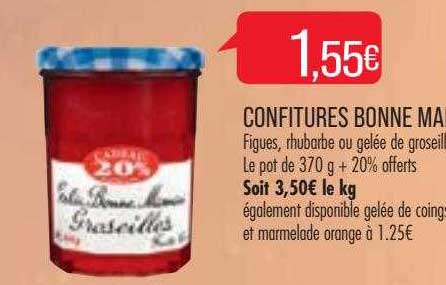 confitures bonne maman