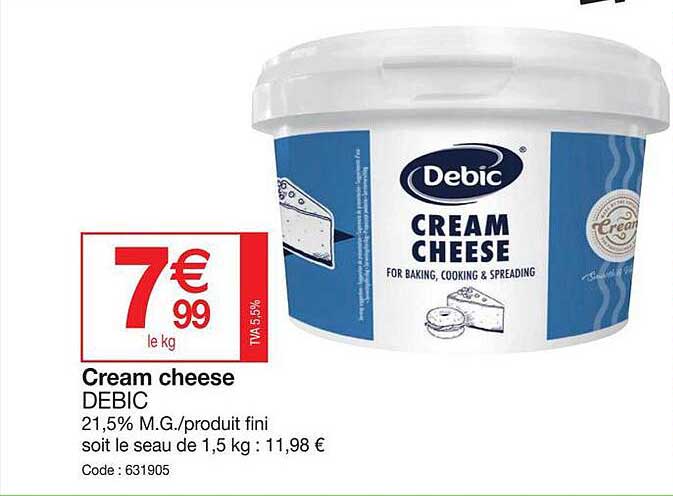 cream cheese debic