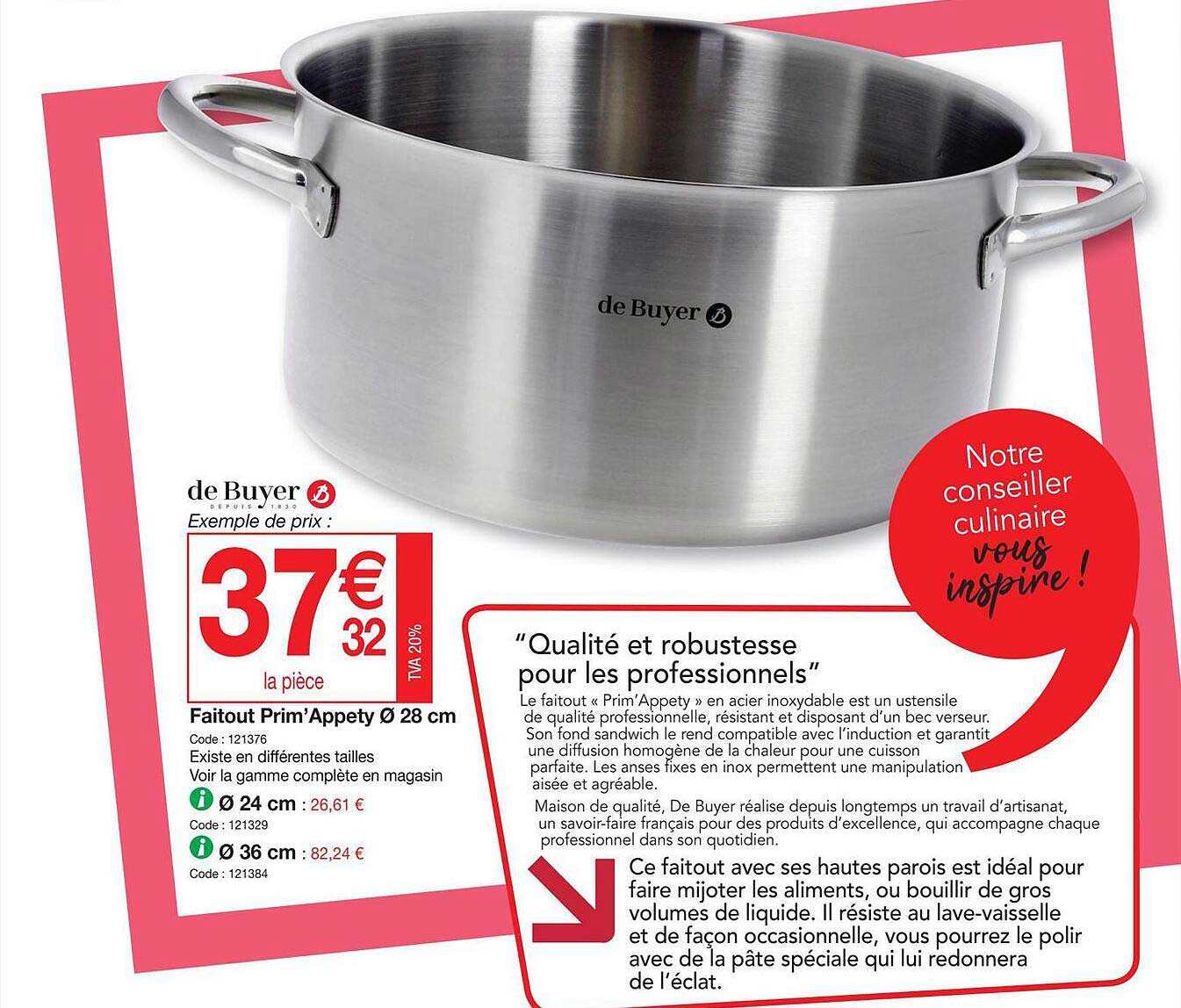 de buyer faitout prim'appety