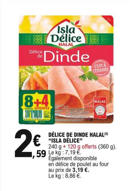 Délice De Dinde Halal "isla Délice"