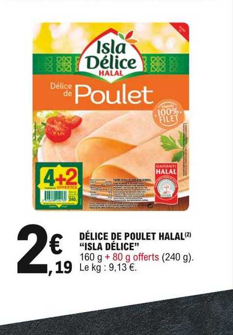 Délice De Poulet Halal "isla Délice"