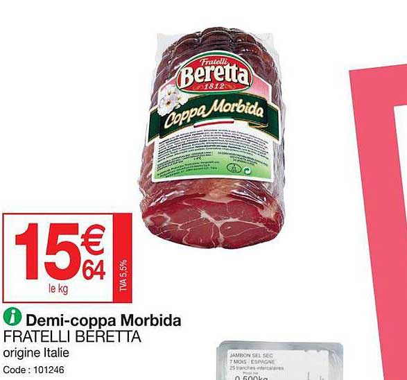 demi-coppa morbida fratelli beretta