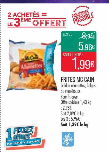 frites mc cain