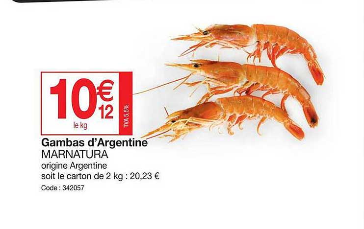 gambas d'argentine marnatura