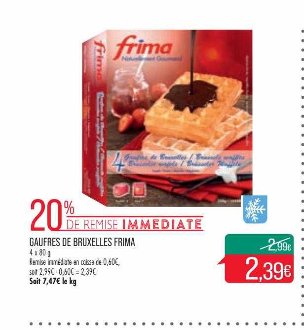 gaufres de bruxelles frima