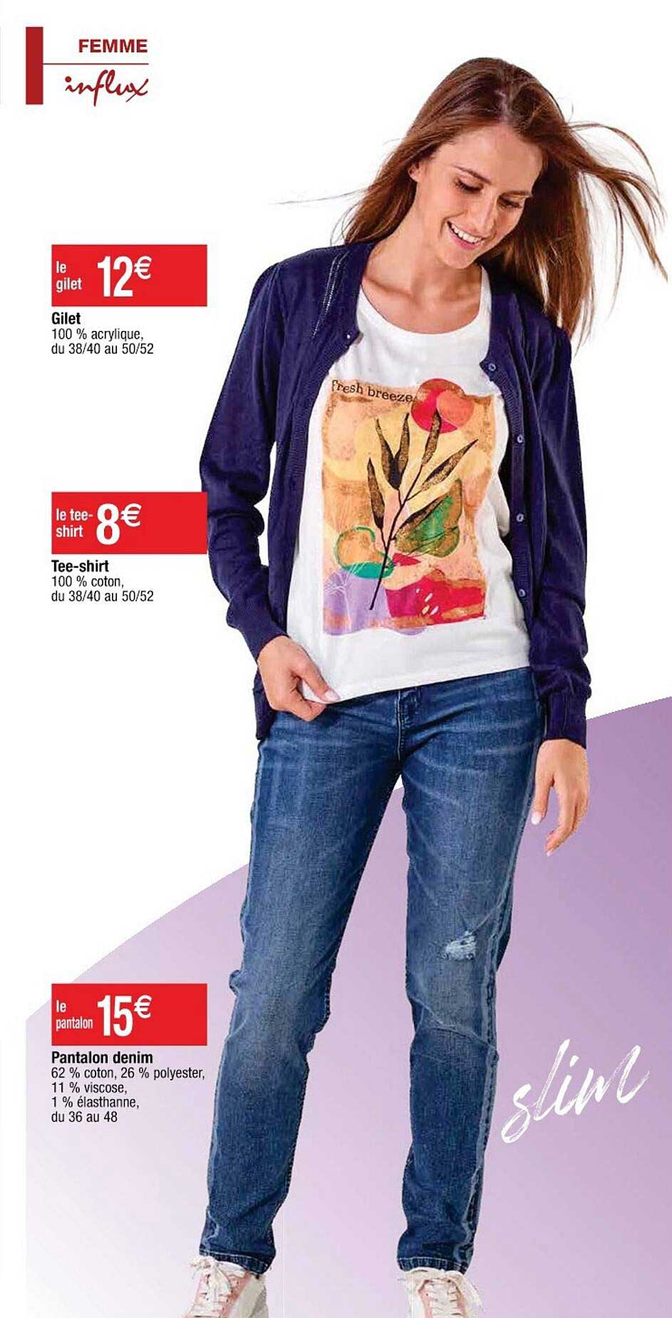 Gilet, Tee-shirt Ou Pantalon Denim