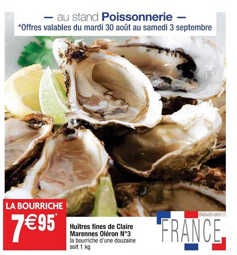 huîtres fines de claire marennes oléron n°3