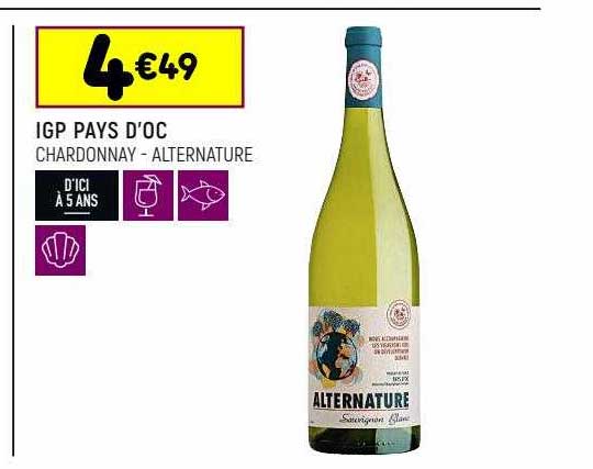 igp pays d'oc chardonnay - alternature