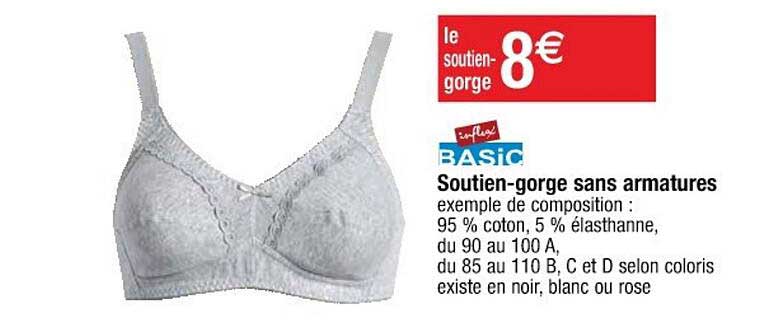 influx basic soutien-gorge sans armatures