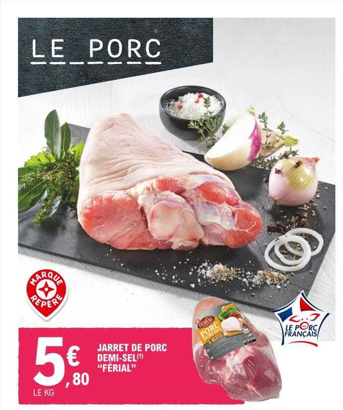 jarret de porc demi-sel "férial"