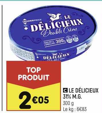 le délicieux 31% m.g.