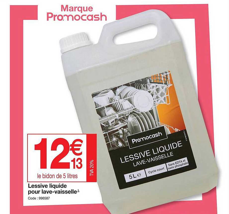 lessive liquide pour lave-vaisselle