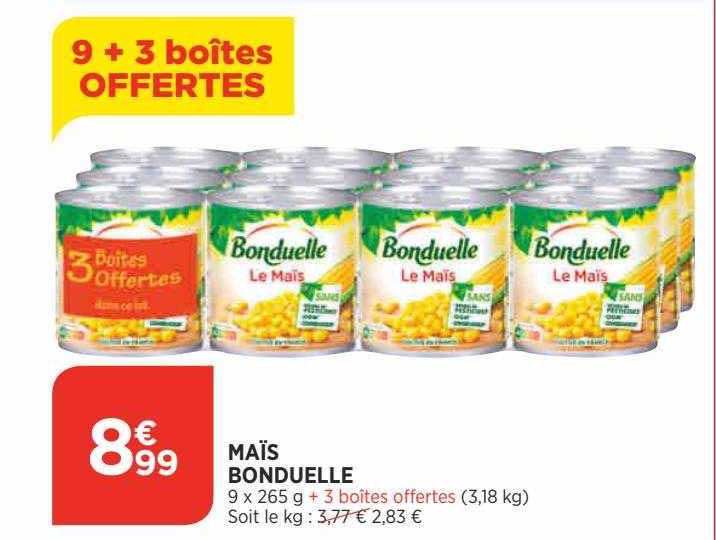 Maïs Bonduelle