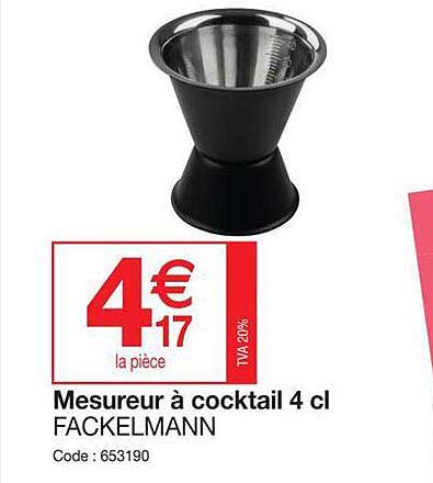 Mesureur à Cocktail 4 Cl Fackelmann