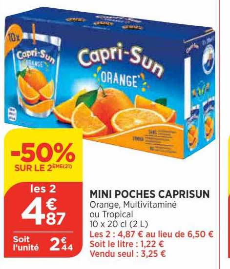 Mini Poches Caprisun