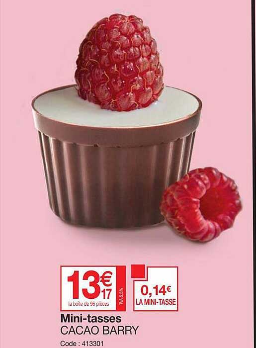 Mini-tasses Cacao Barry
