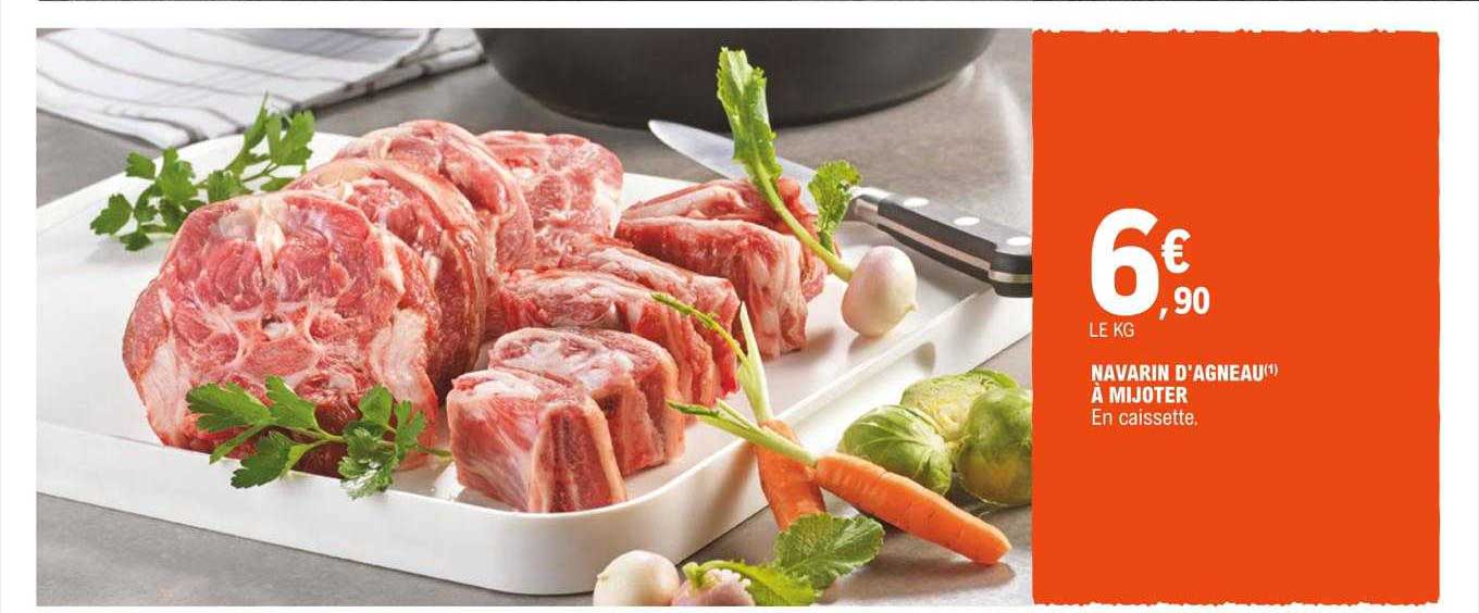 navarin d'agneau à mijoter