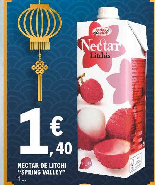 nectar de litchi "spring valley"