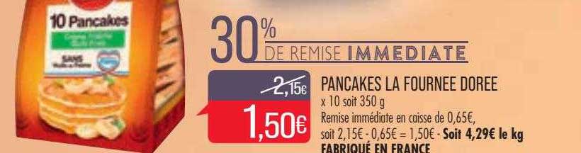 pancakes la fournée dorée
