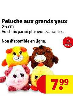 peluche aux grands yeux