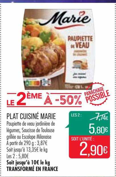 plant cuisiné marie