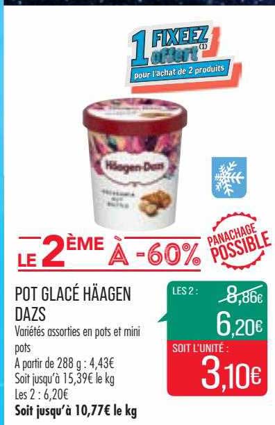 pot glacé häagen dazs