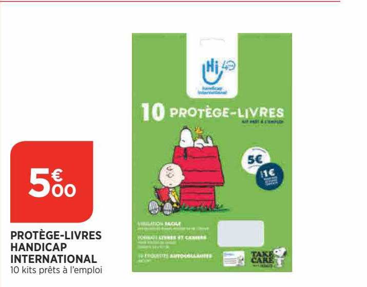 protège-livres handicap international