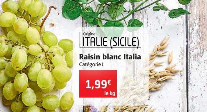 Raisin Blanc Italia