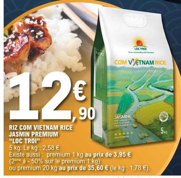 riz com vietnam rice jasmin premium "loc troi"