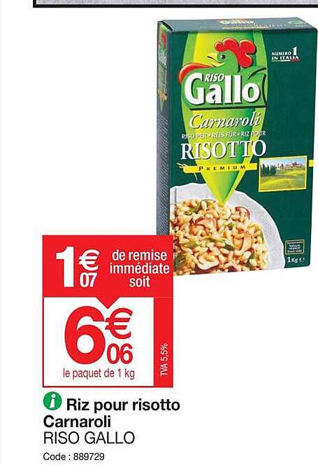 riz pour risotto carnaroli riso gallo