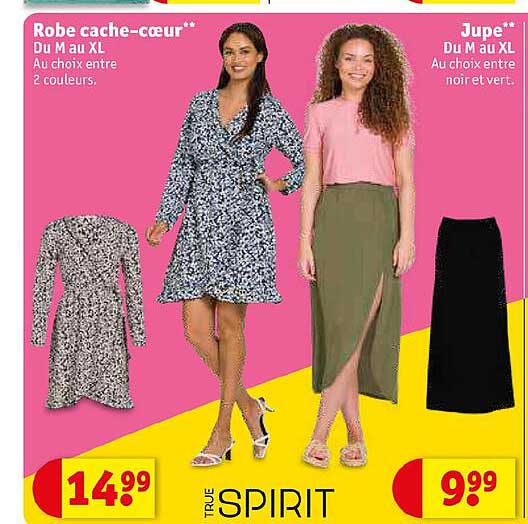 Robe Cache-cœur Jupe Spirit