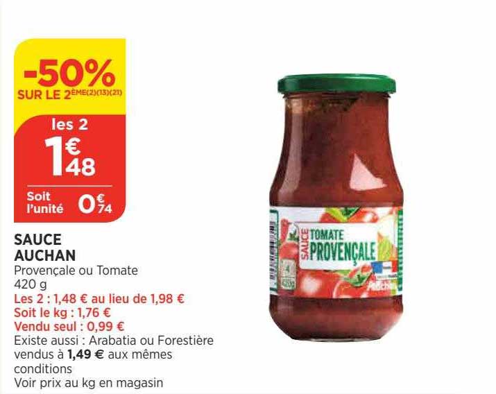 Sauce Auchan