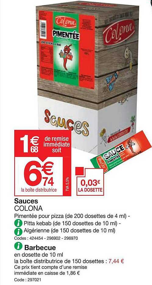 Sauces Ou Barbecue Colona