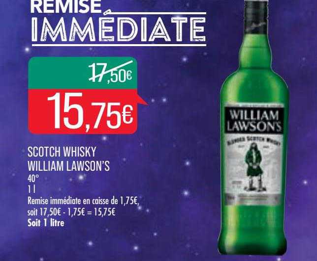 scotch whisky william lawson's