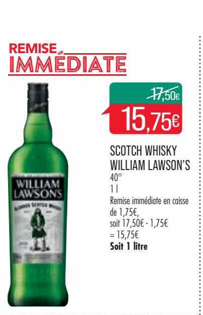 scotch whisky william lawson's