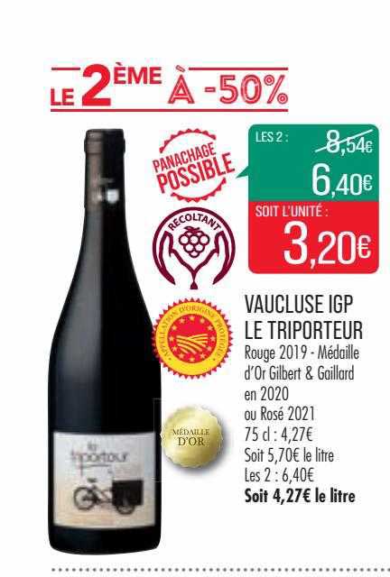 vaucluse igp le triporteur