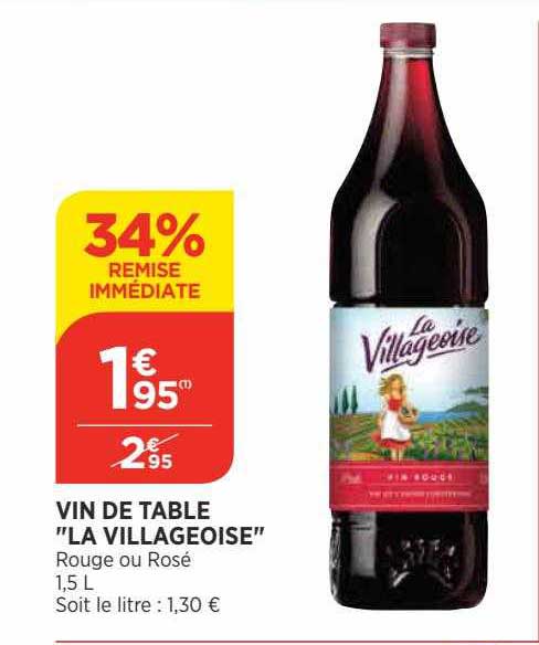 vin de table "la villageoise"