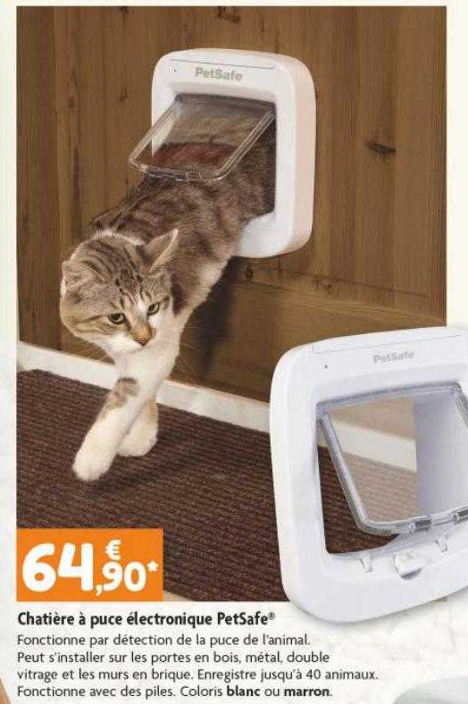 chatière à puce électronique petsafe