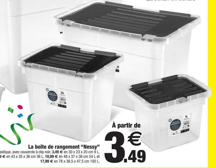 La Boîte De Rangement "nessy"