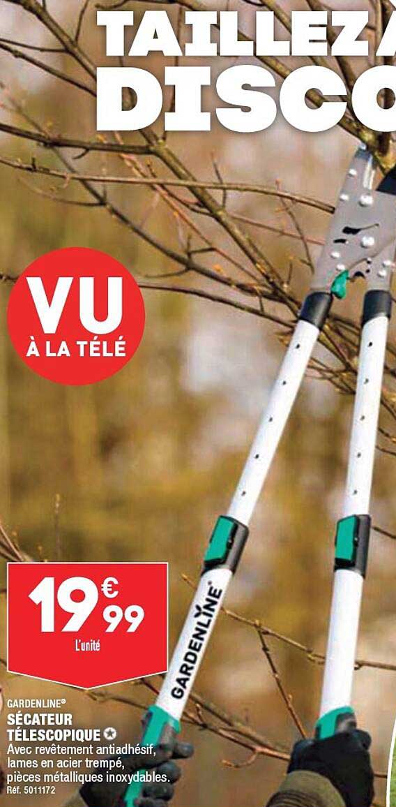 Sécateur Télescopique Gardenline