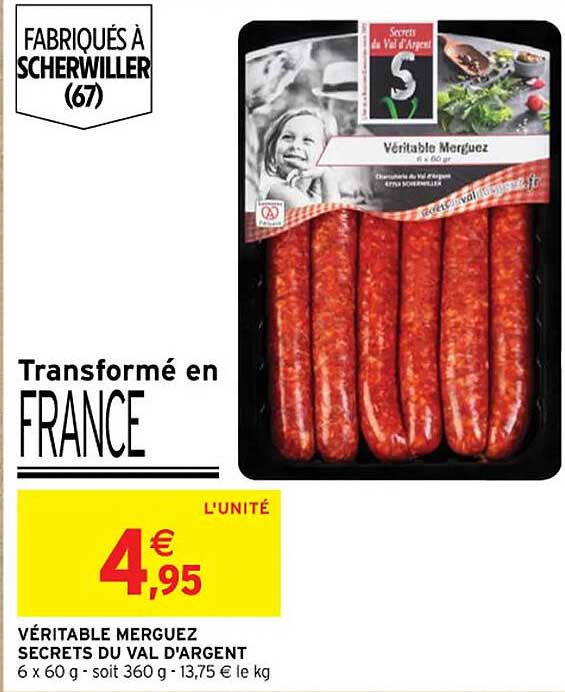 véritable merguez secrets du val d'argent