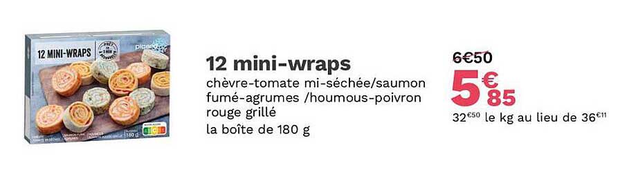 12 Mini-wraps