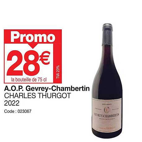 a.o.p. gevrey-chambertin charles thurgot 2022